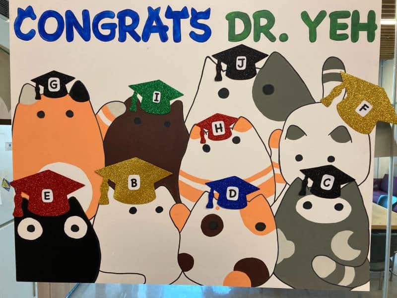 Congratulation Dr. Yeh!