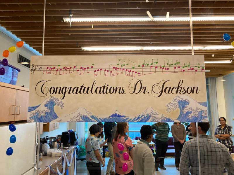 Congratulation Dr Jackson
